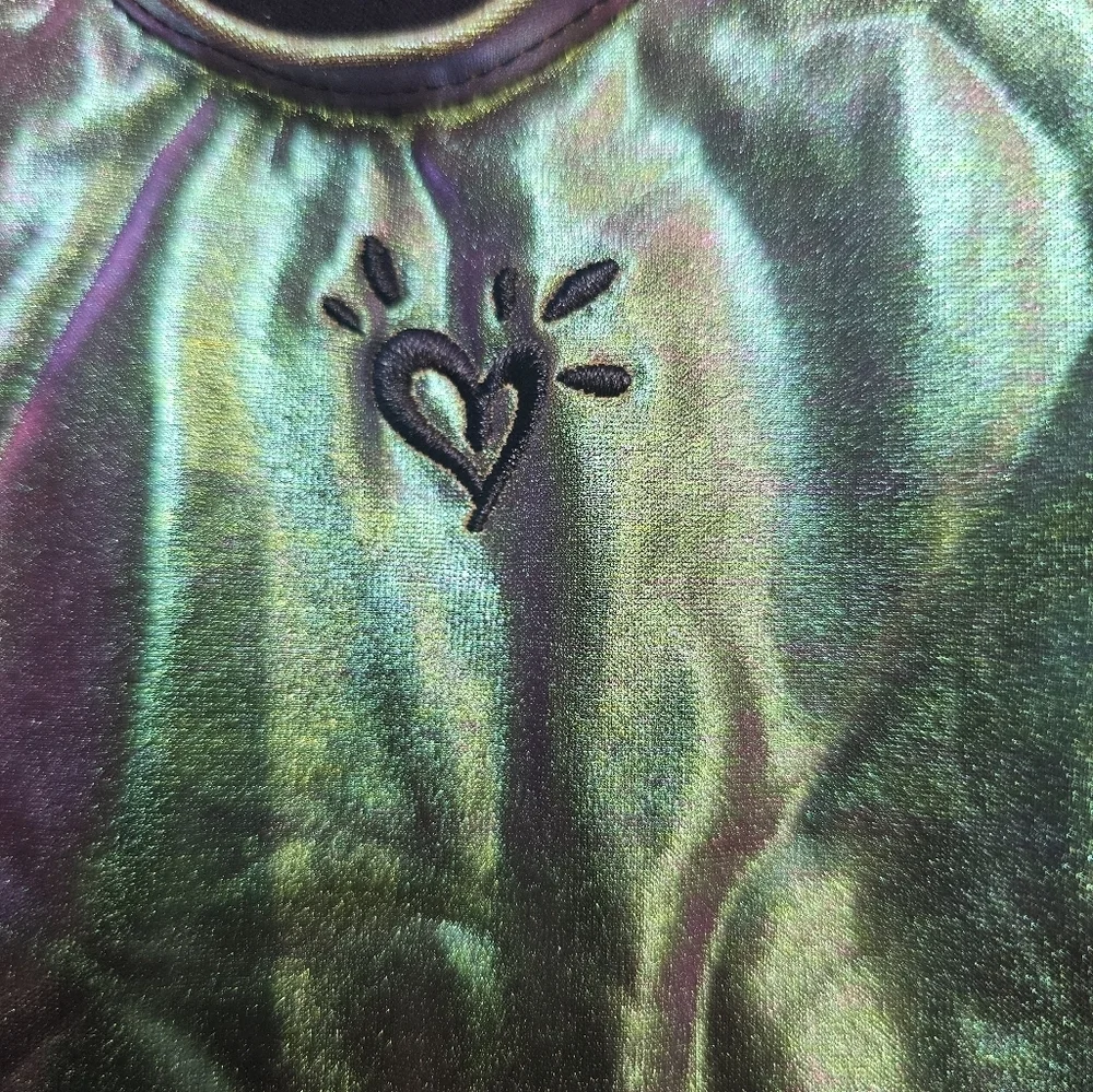 NWT Justice Iridescent One Piece Swimsuit Girls 14 UPF 50+